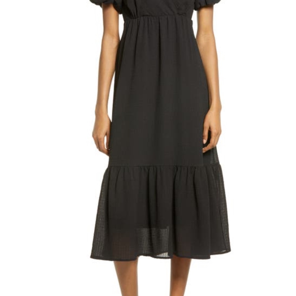 Fraiche by J Black midi dress in Black, size small